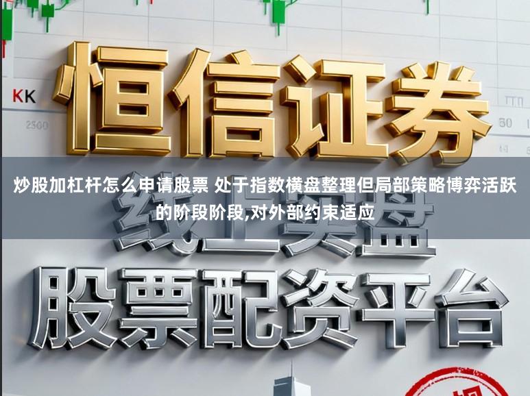 炒股加杠杆怎么申请股票 处于指数横盘整理但局部策略博弈活跃的阶段阶段,对外部约束适应