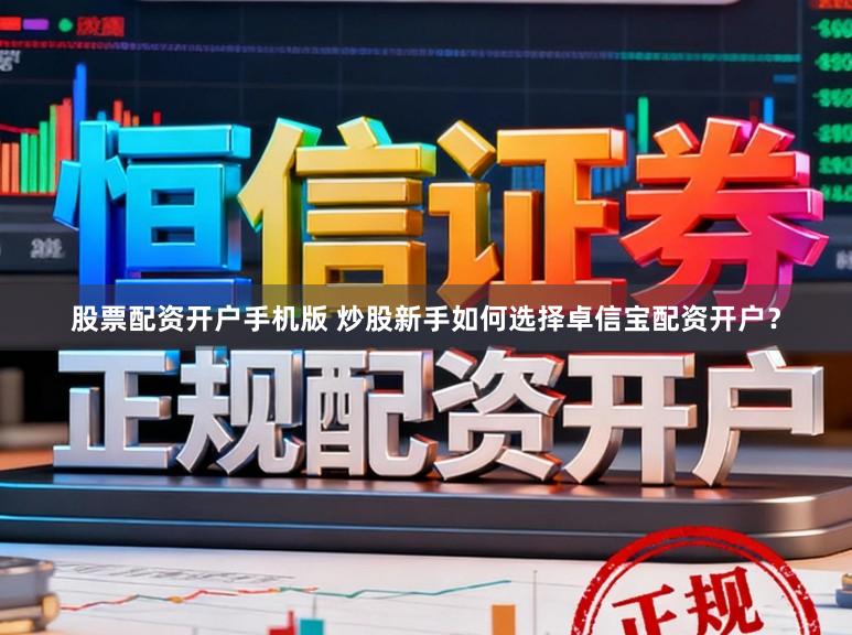 股票配资开户手机版 炒股新手如何选择卓信宝配资开户？